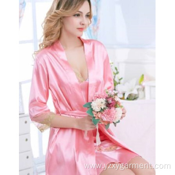 Pink Women's Long Nightgown